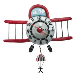 Airplane Jumper Clock