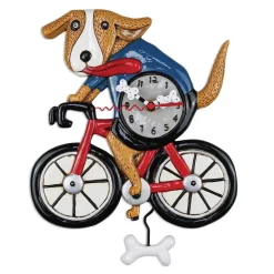 Bicycle Dog Clock