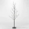 5 Foot Tall Brown Glowing Lighted Tree, Micro Leds
