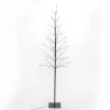 7 Foot Tall Brown Glowing Lighted Tree, Micro Leds