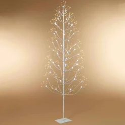 6 Ft Tall Birch Tree With 588 Leds, Multifunction Adapter