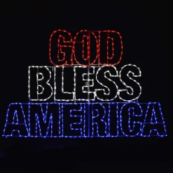 God Bless America #Led-Gba