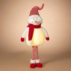 Holiday Lighted Standing Snowman Figurine, Battery Operated
