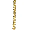 58.5-Inch Long Electric Gold Lighted Ornament Strung Garland
