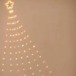 5-In D Electric Shooting Star With 30 Warm White Led Lights & Seven 7' Tails With 21 Led Lights