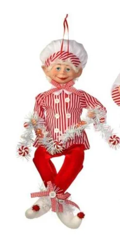 17In Fabric Bendable Candy Chef Elf #Mtx67429A