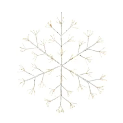 24 In Firecracker Led Snowflake, Outdoor Holiday Decor