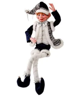 30In Winter Soltice Bendable Elf Ornament