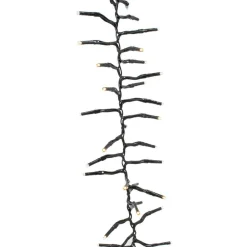 Kurt Adler Cul 1000-Light 33-Foot Cluster Garland With Warm White 3Mm Led Bulbs