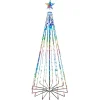 Kurt Adler 6 Foot Pre-Lit Rgb Led Collapsible Decorated Tree