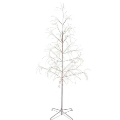 Kurt Adler 6-Foot White Birch Bark With Led Fairy Lights Tree
