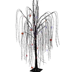 Kurt Adler 4 Foot Willow With 192 Purple And Orange Fairy Lights