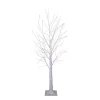 Kurt Adler 4-Foot Winter White Twig Tree With 500 Warm White Lights