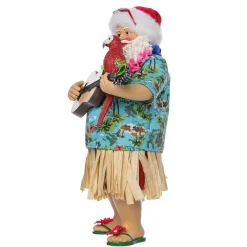 Kurt Adler 11-Inch Fabriche Beach Santa