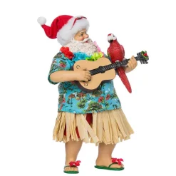 Kurt Adler 11-Inch Fabriche Beach Santa