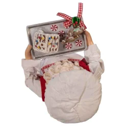 Kurt Adler 11-Inch Fabriche™ Gingerbread Chef Santa