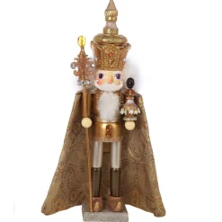 Kurt Adler 18-Inch Hollywood Gold King Nutcracker