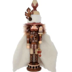 Kurt Adler 16-Inch Hollywood Ivory And Acorn Nutcracker