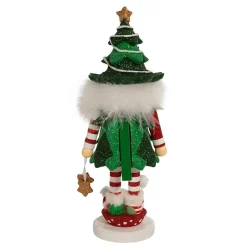 Kurt Adler 12.5-Inch Hollywood Jolly Tree Christmas Hat Nutcracker