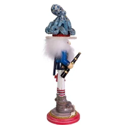 Kurt Adler 18-Inch Hollywood Octopus Hat Nutcracker