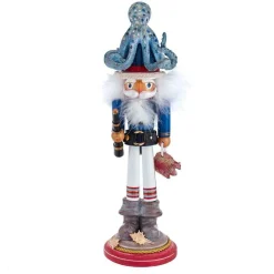 Kurt Adler 18-Inch Hollywood Octopus Hat Nutcracker