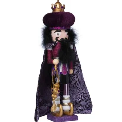 Kurt Adler 18-Inch Hollywood Purple King Nutcracker