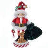 Kurt Adler 12-Inch Hollywood Santa And Pup Nutcracker