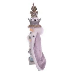 Kurt Adler 18-Inch Hollywood White Fur King Nutcracker