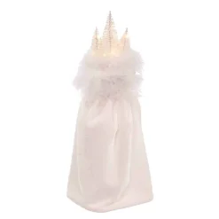Kurt Adler 15-Inch Hollywood White Winter Led Hat Nutcracker