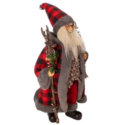 Kurt Adler 18-Inch Kringle Klaus Red And Gray Santa
