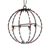 Kurt Adler 6-Inch Rgb Led Foldable Metal Sphere