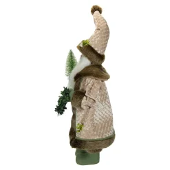 Kurt Adler 18-Inch Sage And Neutral Santa Table Piece