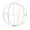 Kurt Adler 12-Inch Warm White Led Foldable Metal Sphere