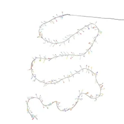 Kurt Adler 300-Light Cluster Garland With Rgb Led Lights