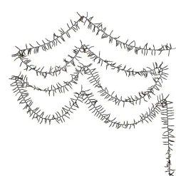 Kurt Adler 3000-Light 98-Foot Cluster Garland With Classic White Led Lights