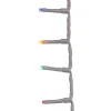 Kurt Adler 600-Light 49.2-Foot Multicolored Led White Wire Rice Light Set