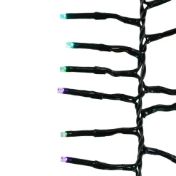 Kurt Adler 480-Light 15.7-Foot Rgb Twinkle Led Connectable Cluster Garland