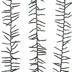 Kurt Adler 480-Light 15.7-Foot Rgb Twinkle Led Connectable Cluster Garland