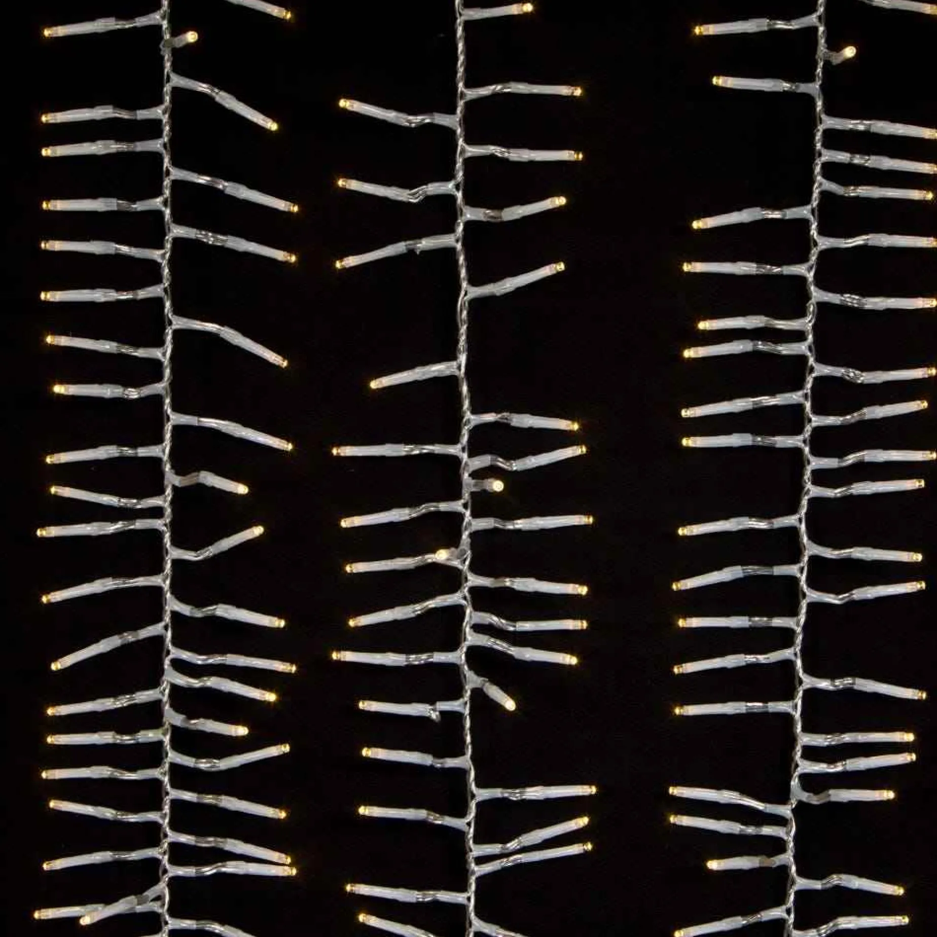 Kurt Adler 1000-Light 32.8-Foot Warm White Led Cluster Garland
