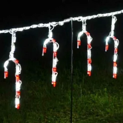 Led Candy Cane Freestyle Linkable -Set Of 12 #Led-Ccl44