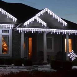 Led Cool White Icicle #Led-Ic44W *Set Of 12*