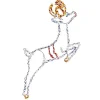 Led Leaping Reindeer #Led-Rdl60 *Set Of 2*