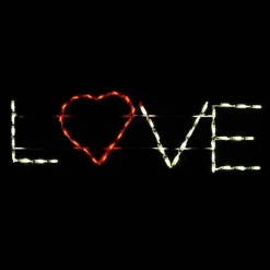Led Love Sign #Led-Love *Set Of 2*