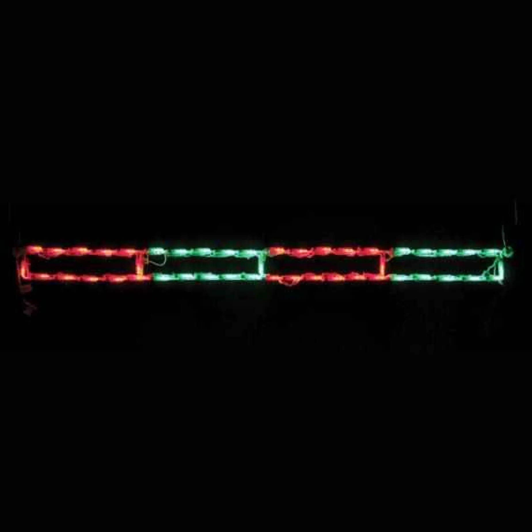 Led Peppermint Stick (Red/Green)- Set Of 12- #Led-Ps44Rg