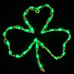 Led Shamrock (Small) #Led-Sh25 *Set Of 2*
