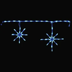 Led Snowflake Freestyle Linkable (Ice Blue) - Set Of 12- #Led-Sfl44Ib