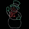 Led Snowman With Green Hat #Led-Sm50 *Set Of 2*