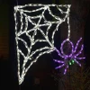 Led Spider W/ Corner Web #Led-Wspd250