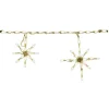 Led Warm White Snowflake #Led-Sfl44Ww *Set Of 12*