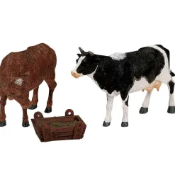 Lemax Feeding Cow & Bull, Set Of 3 #12512